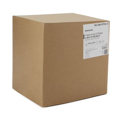 DRAPE, SURGICAL ORTHO IMPERVIOUS W/SPLIT LG 60"X70" (30/CS)