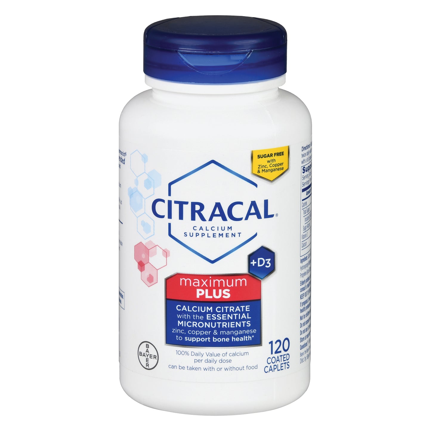 CITRACAL MAX, CAP VIT D 500 IUCAL 630MG (120/BT)