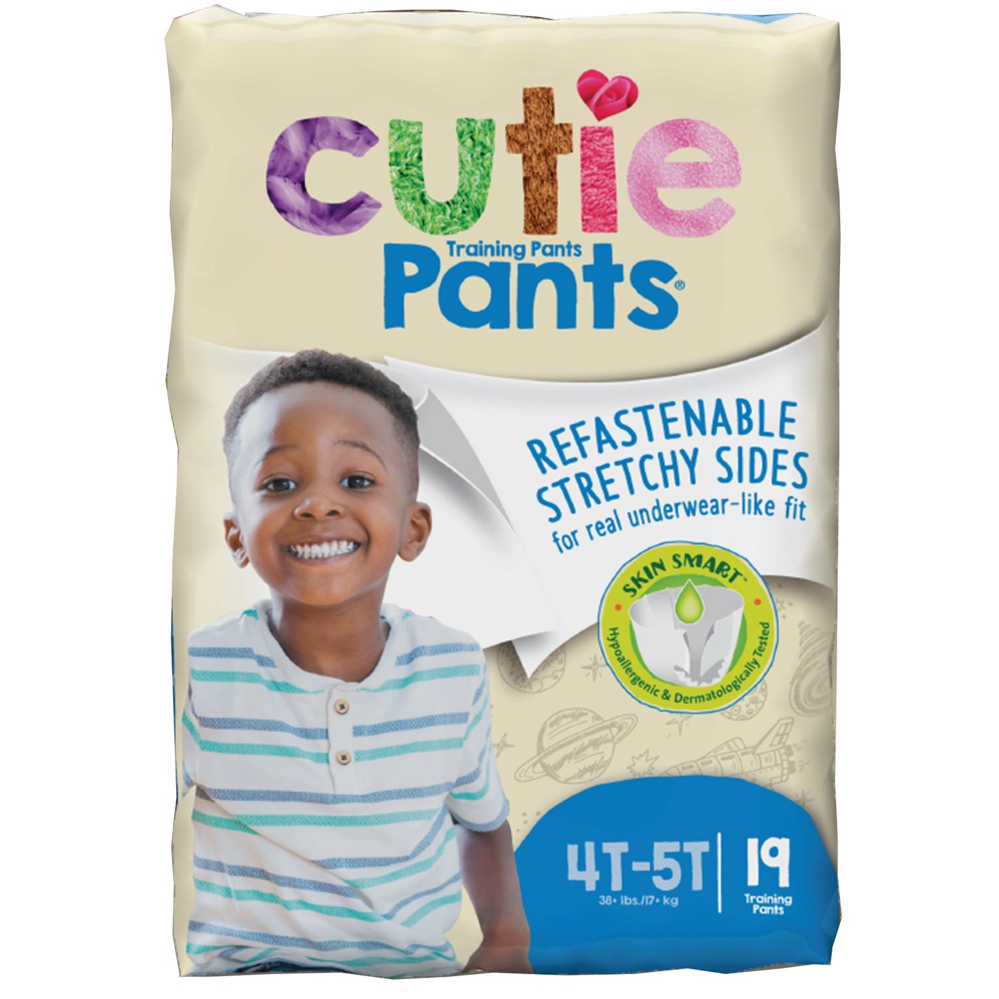 PANTS, TRAINING CUTIE BOY 4T-5T (19/BG 4BG/CS)