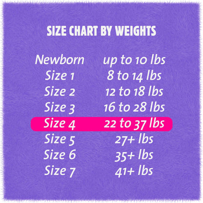 DIAPER, BABY CUTIES SIZE4 (31/PK 4PK/CS)