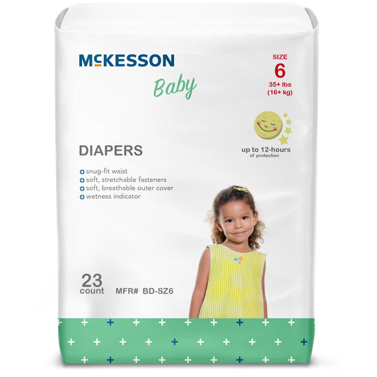 DIAPER, BABY SZ6 35+LBS (23/BG4BG/CS)