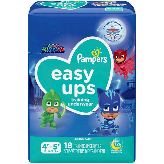 DIAPER, PAMPERS EASY UPS BOY 4T/5T (18/PK 4PK/CS)