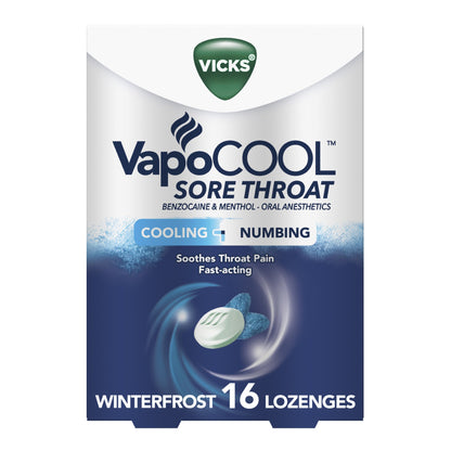 VICKS, LOZ VAPOCOOL SORE THROAT WINTERFROST (16/CT)