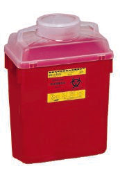 CONTAINER, SHARPS CLR 6GL LID (12/CS)