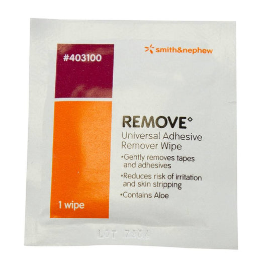 WIPE, ADHESIVE REMOVER (50/BX)