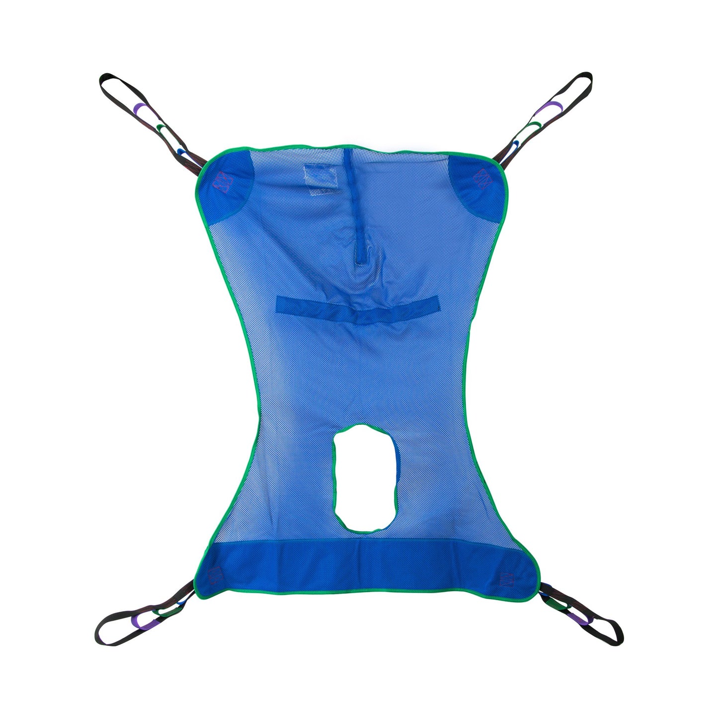 SLING, PT LIFT FULL BODY COMMODE MESH XLG 600LB (12/CS)