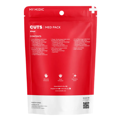 FIRST AID KIT, MEDICAL PACK F/CUTS
