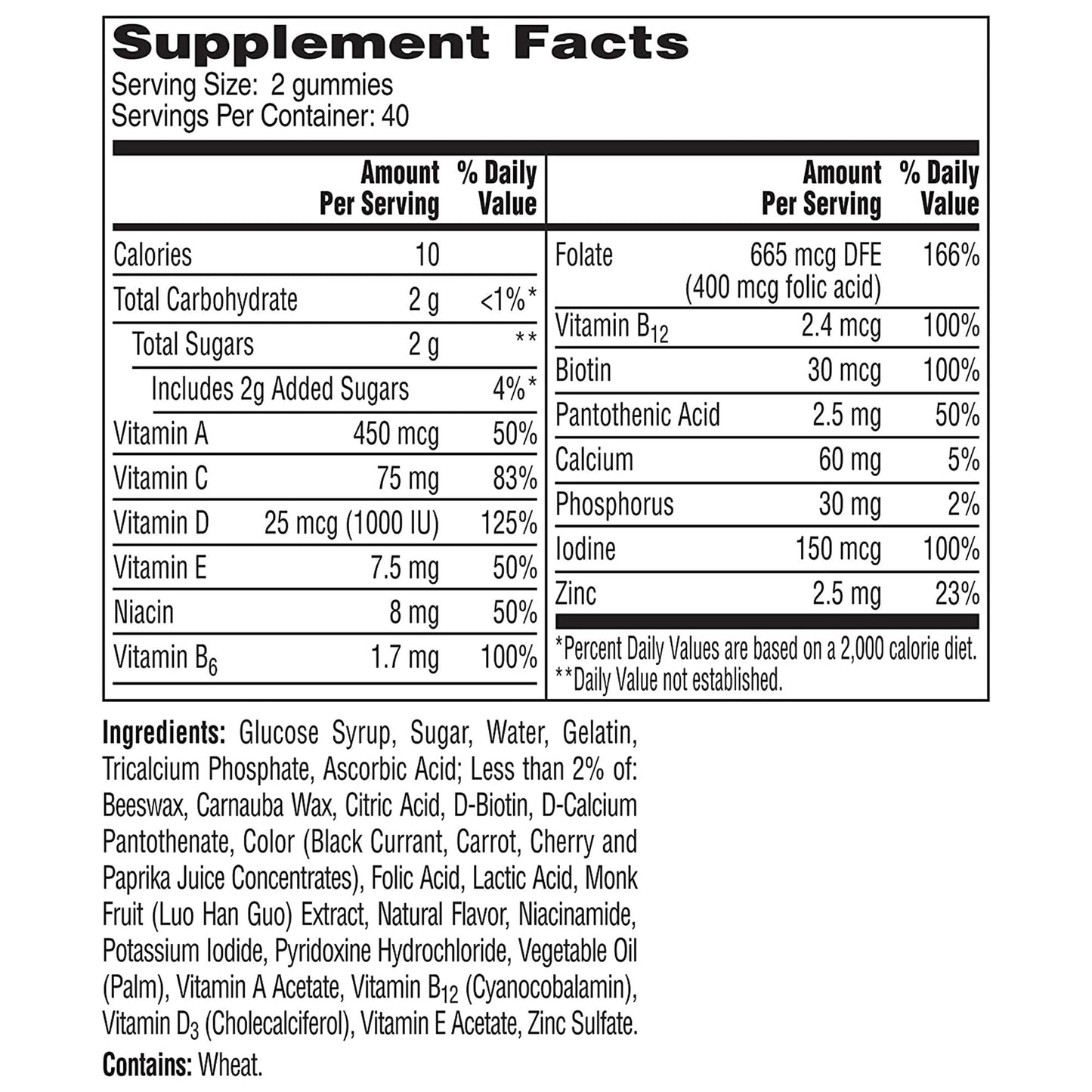 VITACRAVES ONE-A-DAY, TAB WOMEN GUMMIES (80/BT)