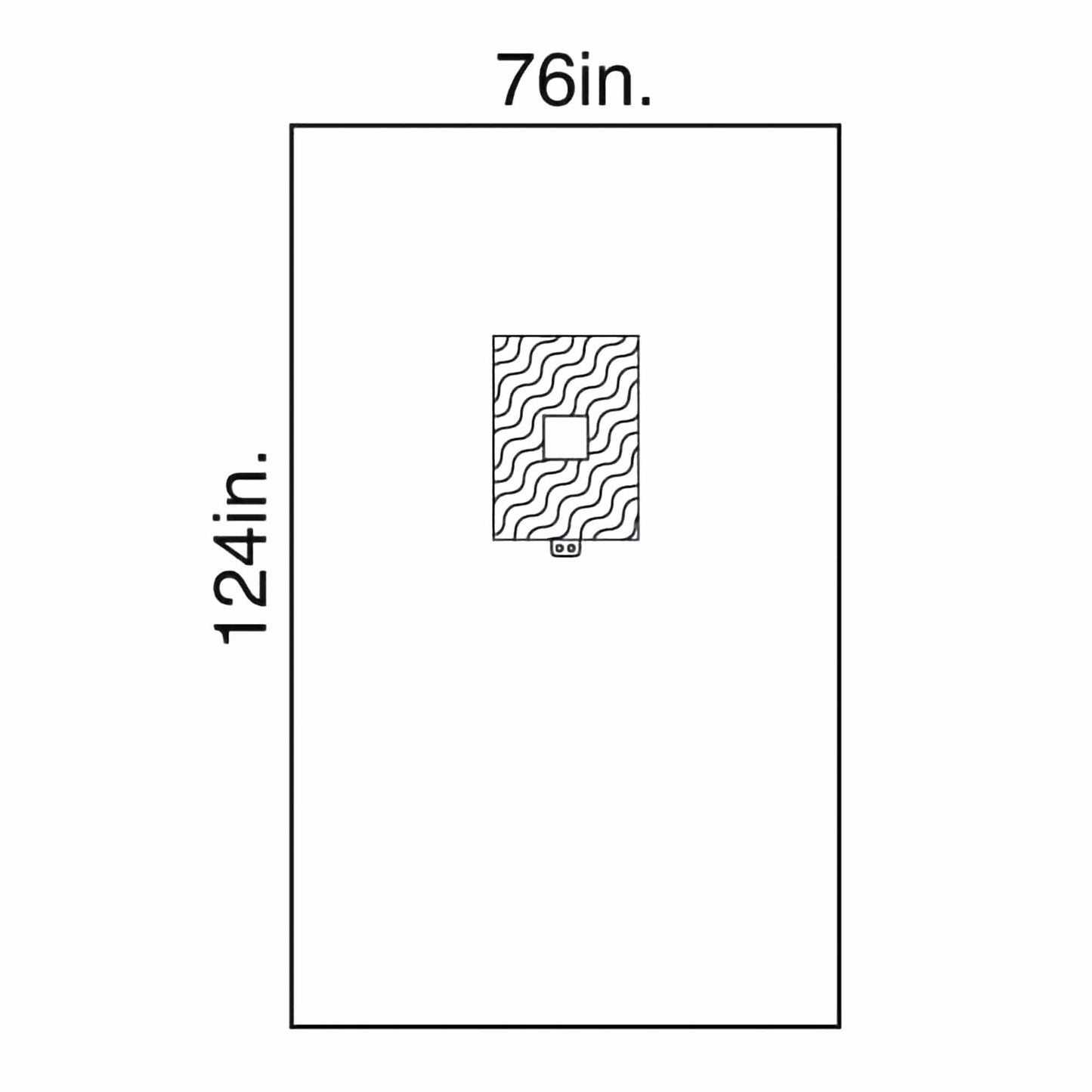 DRAPE, SURG FENSTD 76"X124" (19/CS)