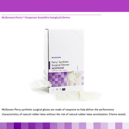 GLOVE, SURG NPRN 7.0 STR2 SMTHCHEMO (50PR/BX 4BX/CS)