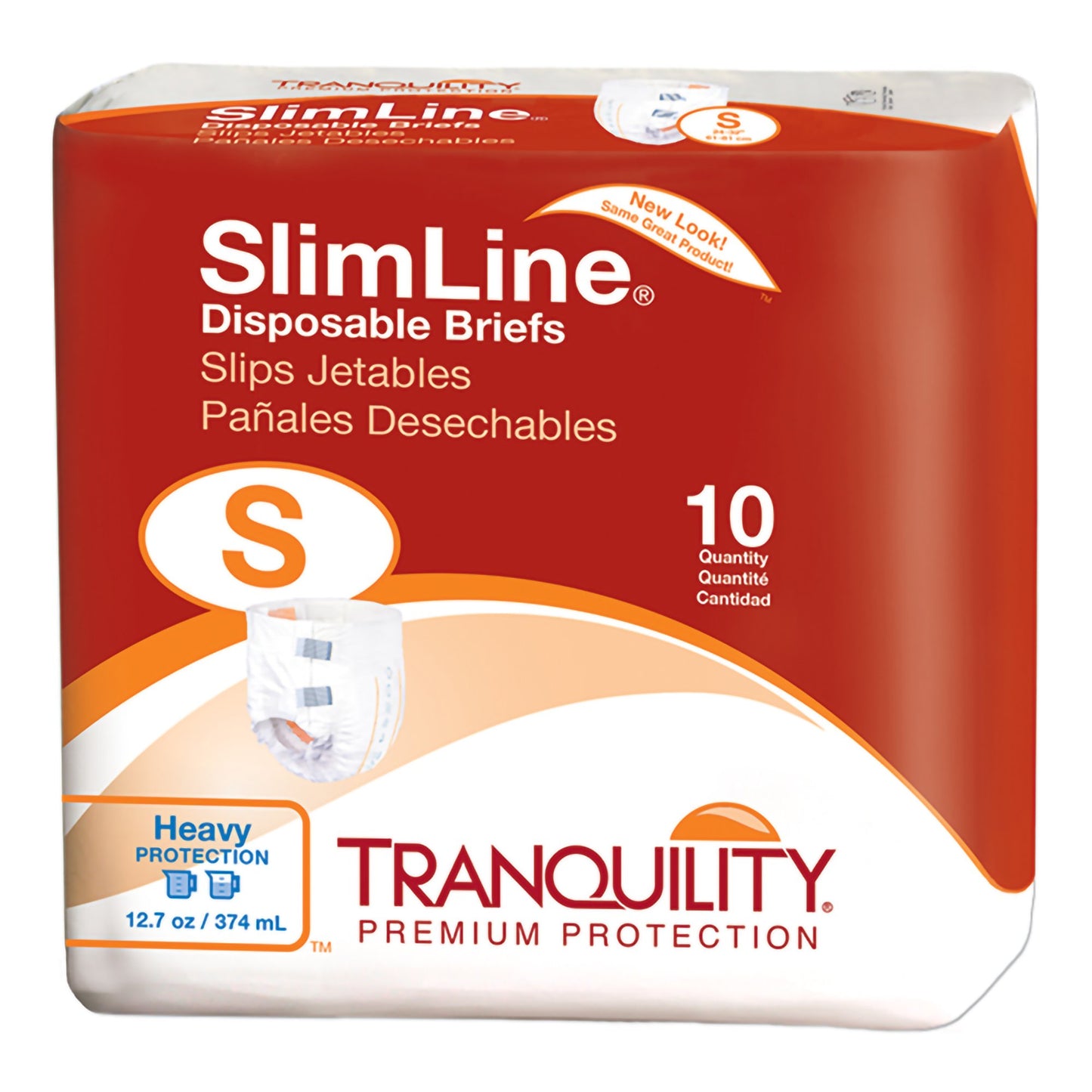 BRIEF, DISP ADLT SM (10/PK,10PK/CS)