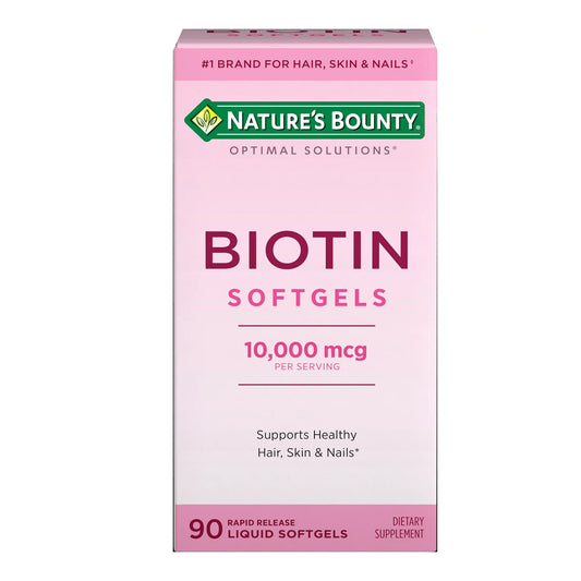 BIOTIN, CAP SGEL NATURES BOUNTY 10000MCG (90/BT)