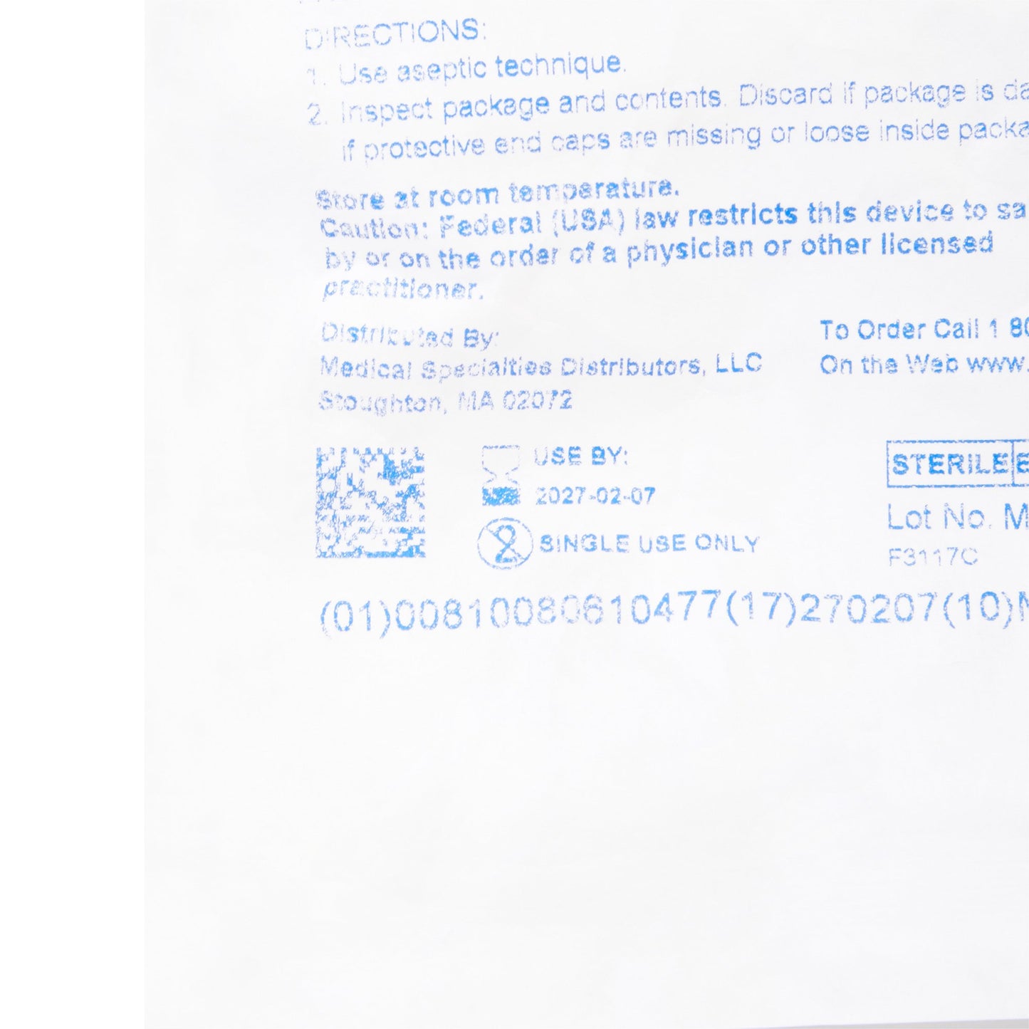 PIN, DISPENSING CHEMO W.2 MICRON FILTER (100/CS)