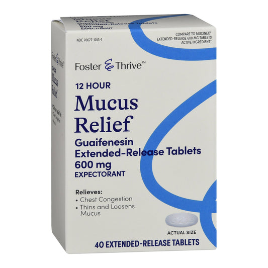 MUCUS RELIEF ER, TAB FT 600MG (40/CT)