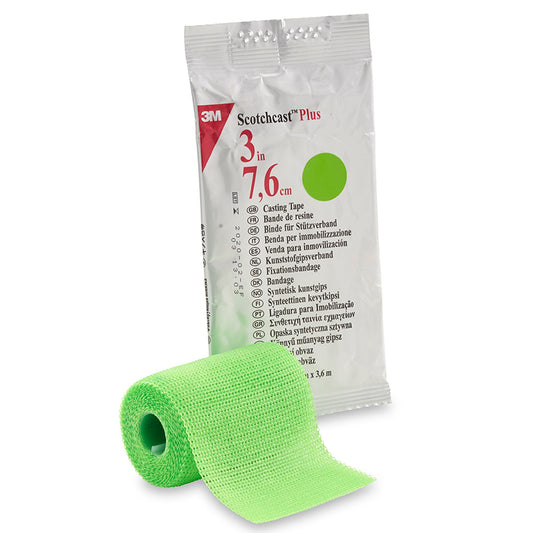 TAPE, CAST SCOTCHCAST 3"X4YDS BRT GRN (10/BX) 3MORTH