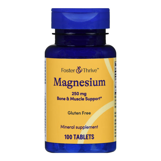 MAGNESIUM, TAB FT SM 250MG (100/BT)