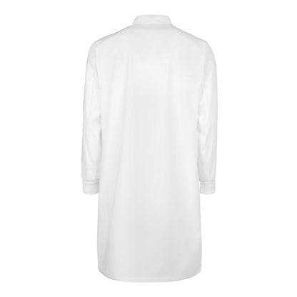 COAT, LAB UNISEX WHT MED