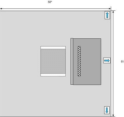 DRAPE, SURG CLEARVIEW STR W/POCH 50X51 (10/PK 4PK/CS)