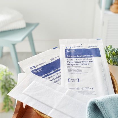 DRESSING, TELFA ISLAND 4"X10" (25/BX) KENDAL