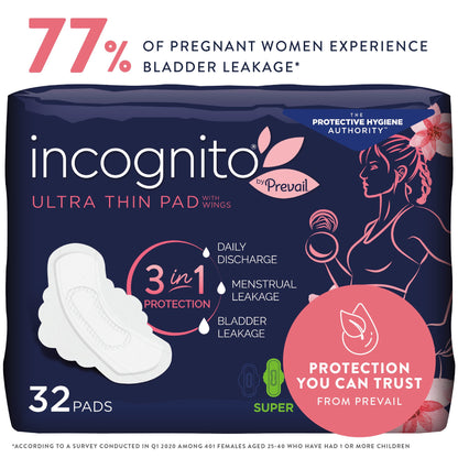 PAD, ULTRA THIN FEMININE SUPER(16/BG 4BG/CS)