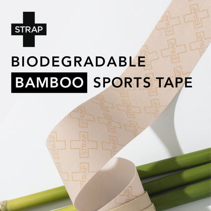 TAPE, SPORTS STRAP BAMBOO NAT 5CMX5CMX5.5YDS (1/TU 3TU/BX)
