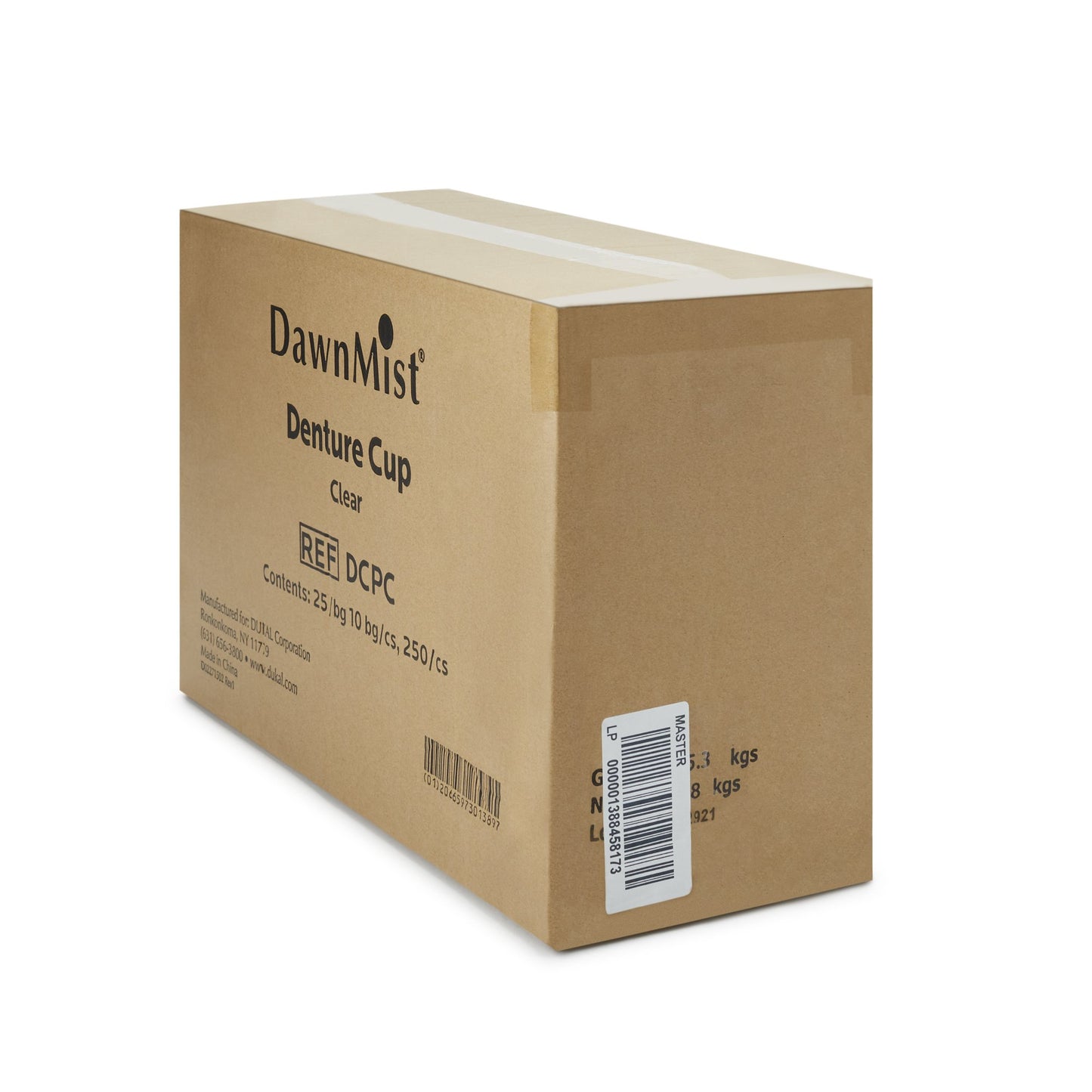 CUP, DENTURE CLR (25/BG 10BG/CS)