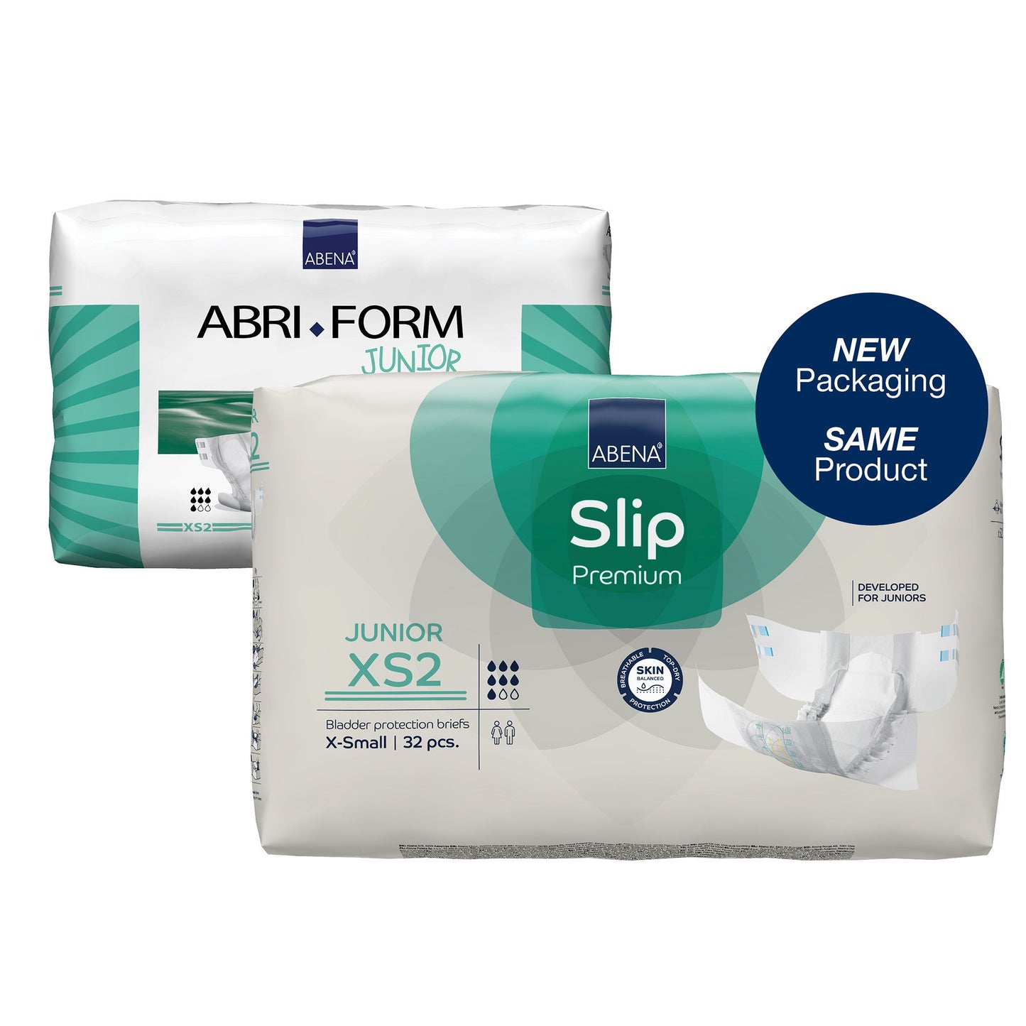 BRIEF, INCONT ABENA SLIP PREM JUNIOR XS2 XSM (32/PK 4PK/CS)