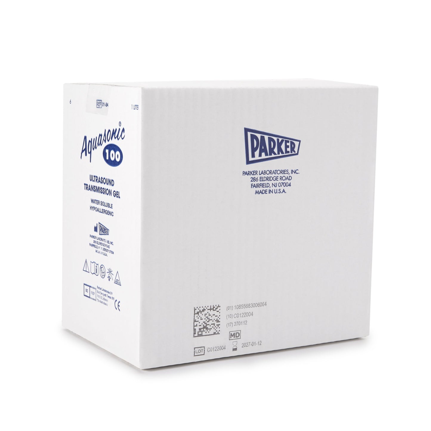 GEL, ULTRASND AQUASONIC 1L BLU(6/BX 2BX/CS)