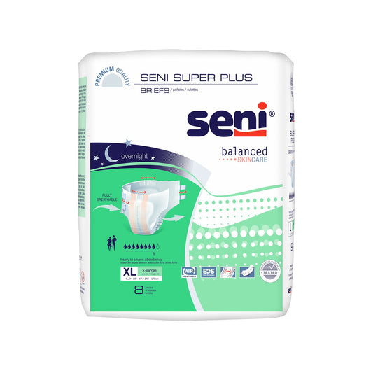 BRIEF, INCONT SENI SUPER PLUS XLG 55"-67" (8/PK 4PK/CS)