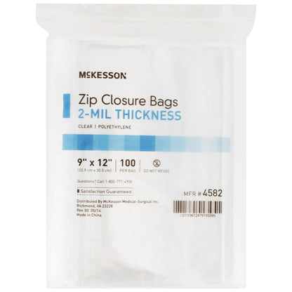 BAG, ZIP LOCK 9X12 (100/BG 10BG/BX 2BX/CS)