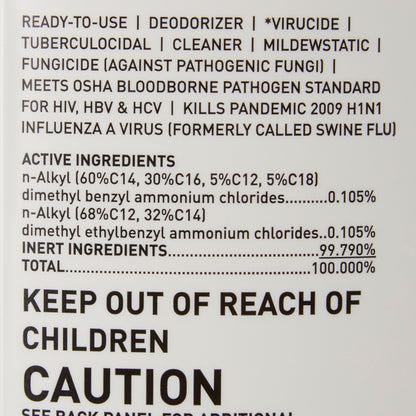 CLEANER/DISINFECTANT, PRO-TECHRTU 1GL LF (4/CS)