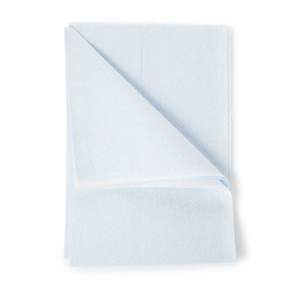 SHEET, DRAPE TISSUE/POLY BLU 40X48 (100/CS)