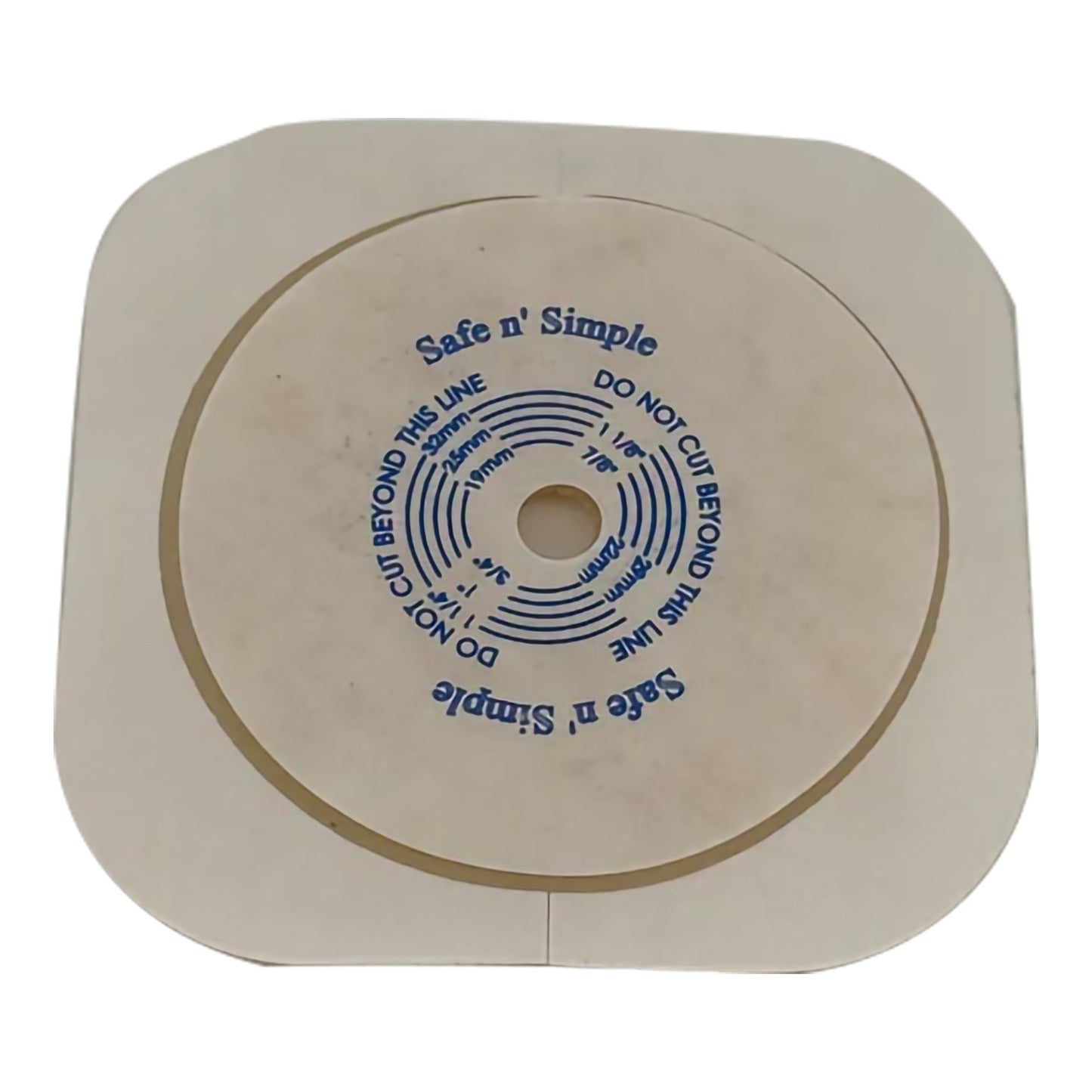 WAFER, OSTOMY 2PC EXT TAPE COLLAR WHT 1 3/4" (5/BX 8BX/CS)