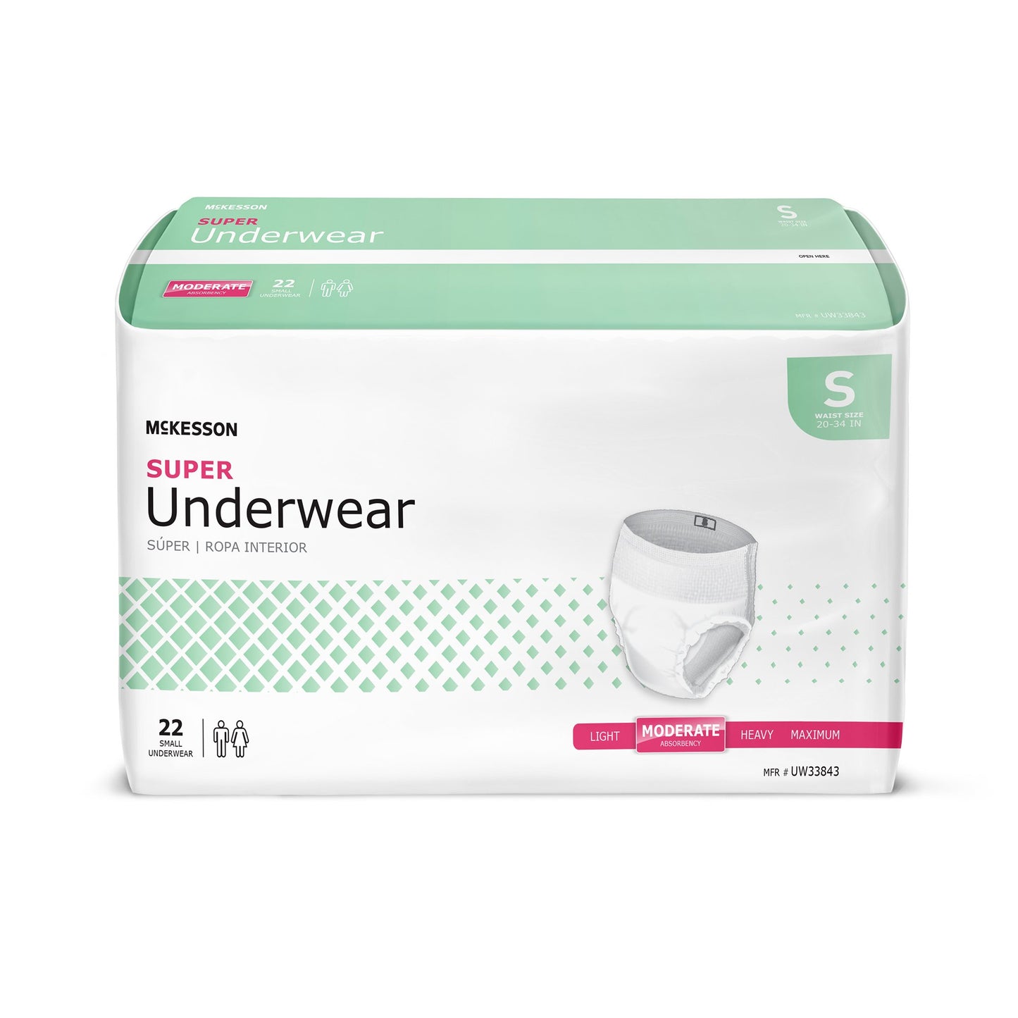 UNDERWEAR, SUPER SM 20-34 (22/BG 4BG/CS)