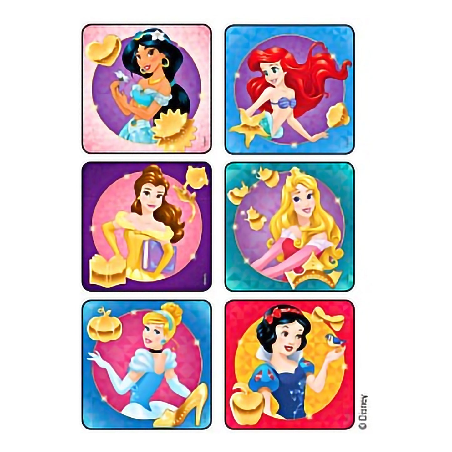 STICKER, DISNEY PRINCESS (90/ PK)