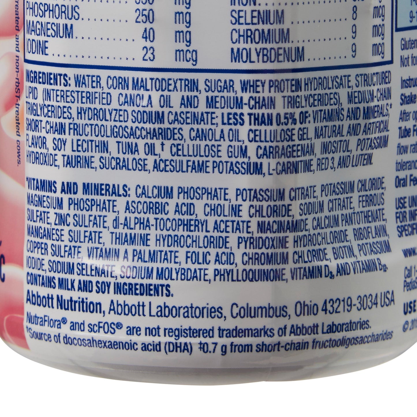 PEDIASURE, PEPTIDE STRWBERRY 1CAL 8OZ (24/CS)