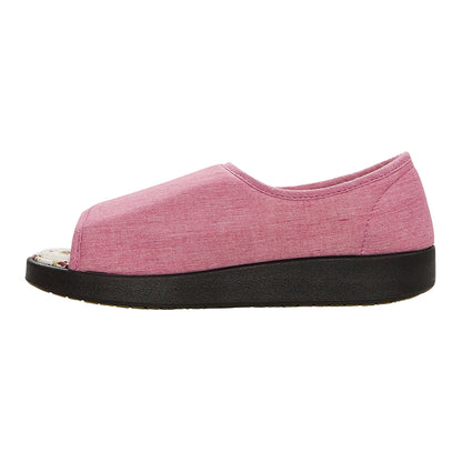 SANDAL, INDOOR/OUTDOOR EASY CLOSURE OPEN TOE SZ10
