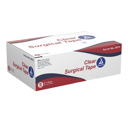 TAPE, SURG TRANSPARENT 2"X10' (6/BX 12BX/CS)