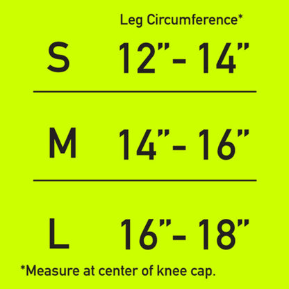 KNEE SLEEVE, COMPRESSION SPARKKINETIC BLK LG