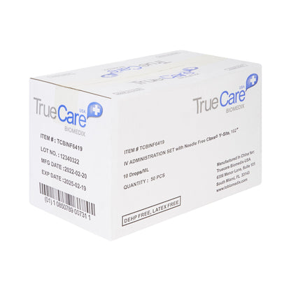 IV PUMP SET, 10DRP 1 NF PORT 102" (50/BX)