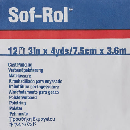 PADDING, CAST SOFROL 3"X4YDS (12/BG)