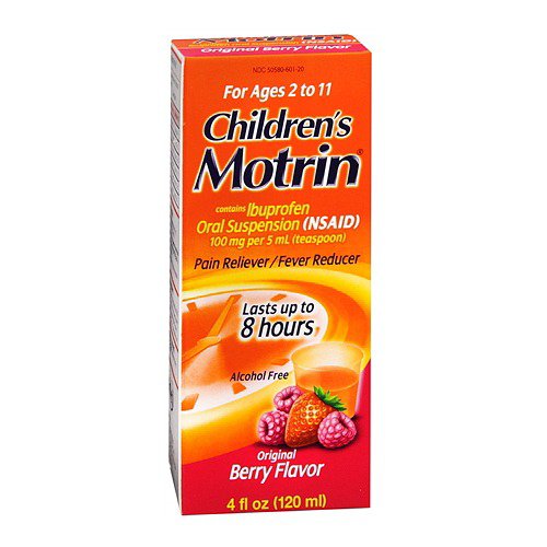 MOTRIN, SUSP CHLD 100MG/5ML BERRY 4OZ