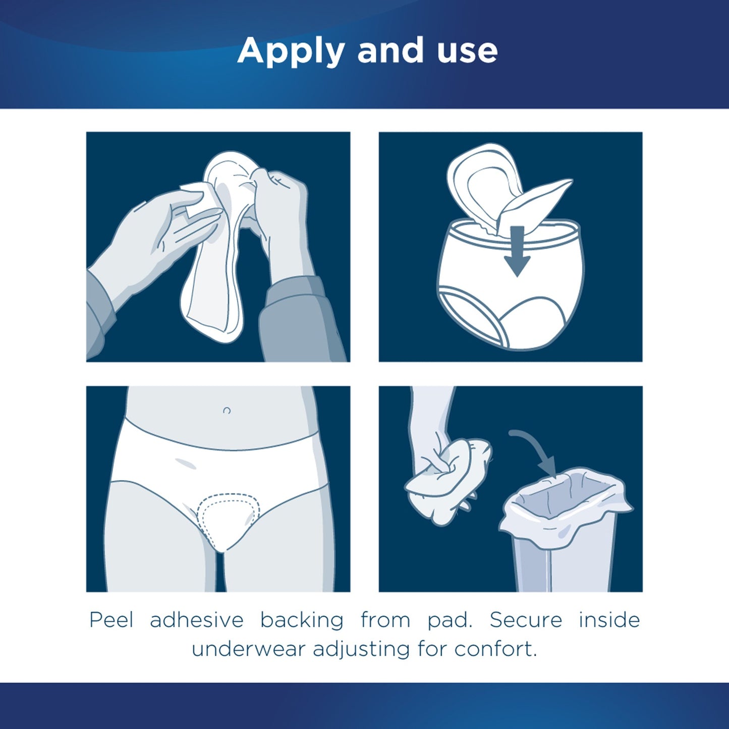 PAD, BLADDER CNTRL ULTIMATE ATTENDS DISCREET (20/BG 10BG/CS)