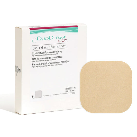 DRESSING, DUODERM STR 6"X6" (5/BX)