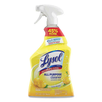 LYSOL, ALL PURP CLEANER 32OZ CLELEMON BREEZE (12/CS)