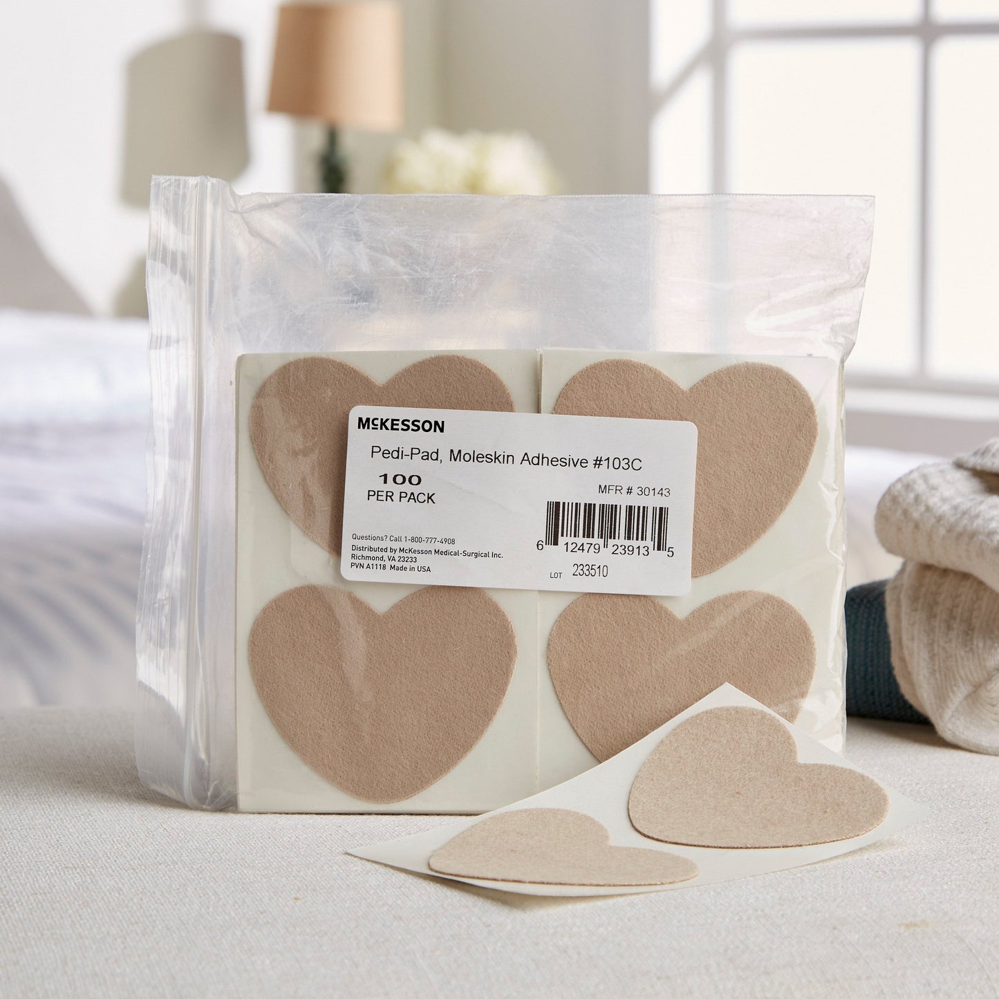 PEDI-PAD, MOLESKIN ADH #103-C /PK 10PK/CS)