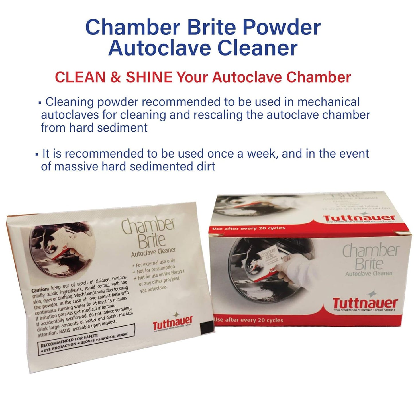 CLEANER, AUTOCLAVE CHAMBER BRITE (10/BX)