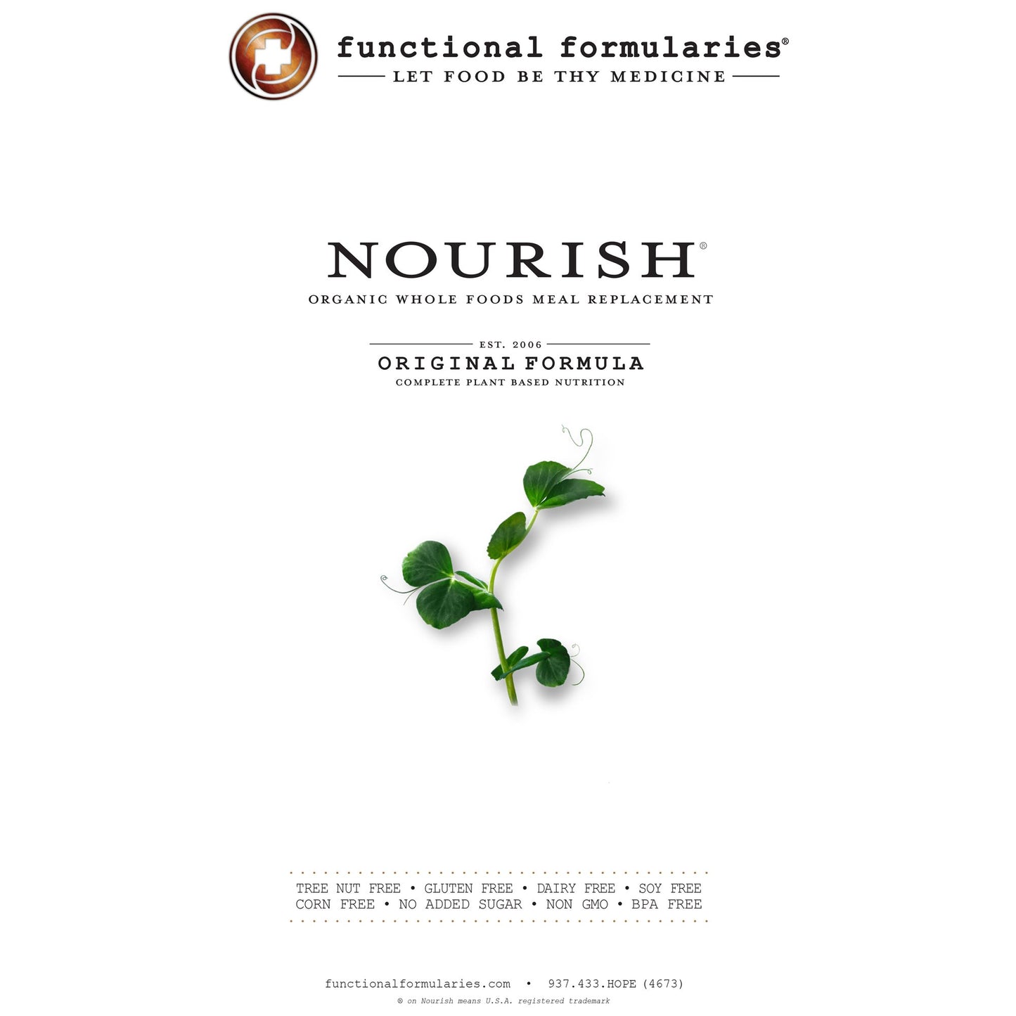 FOOD MEAL, NOURISHORGANIC GLUTFREE 12OZ (24/CS)