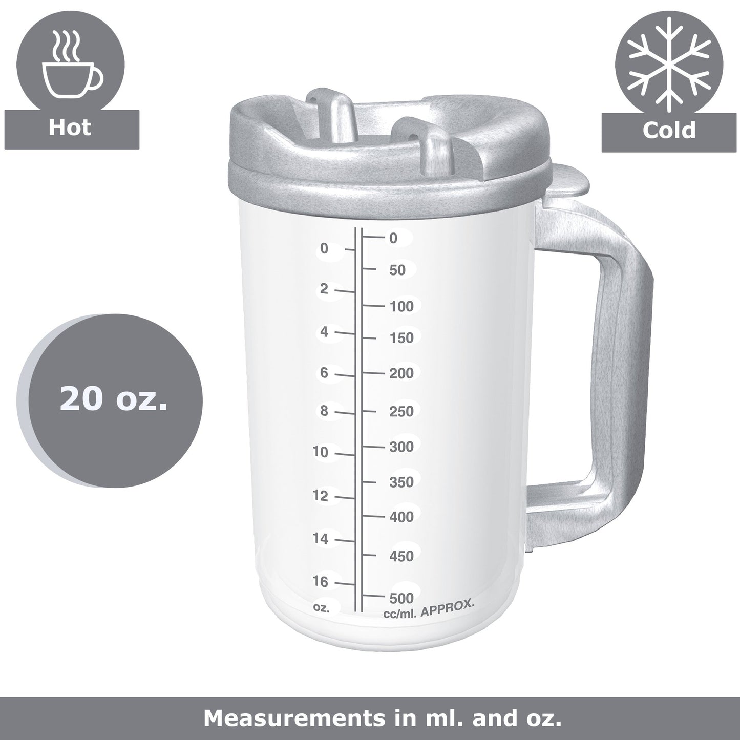 MUG, THERMAL 20OZ NO IMPRINT (50/CS)