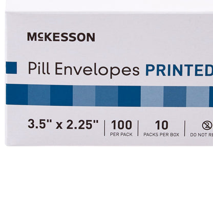ENVELOPE, PILL PRINTED (100/PK10PK/BX)